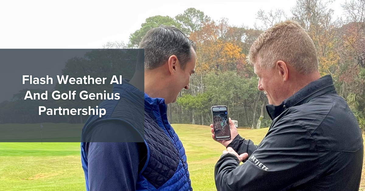 Flash Weather AI and Golf Genius Partnership