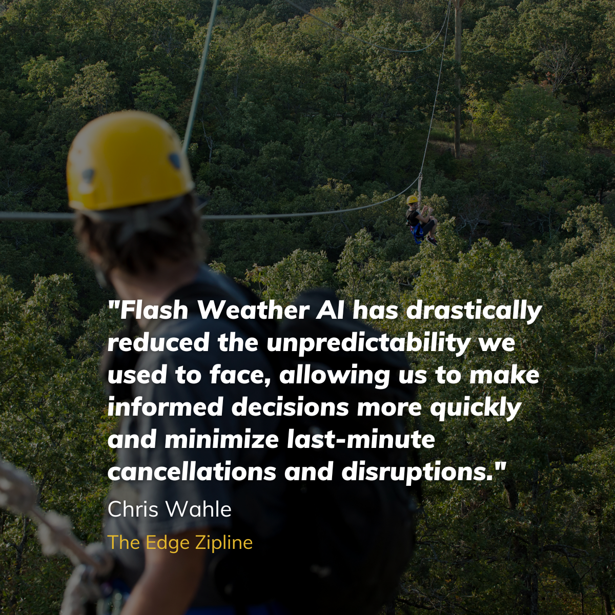 Precision Weather Control at Edge Zipline How Flash Weather AI Enhances Safety and Maximizes Adventure