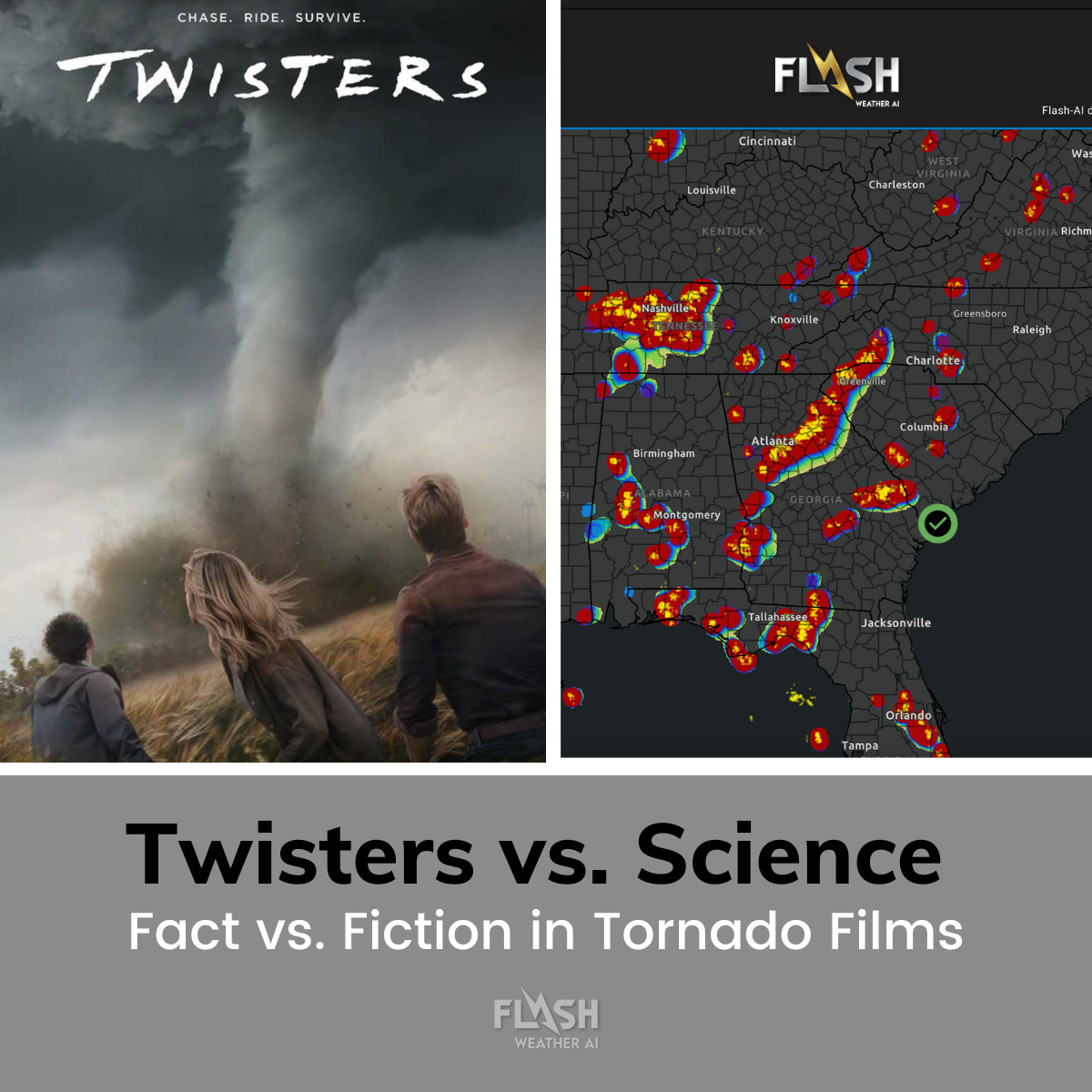 Twister vs Science Flash Weather AI