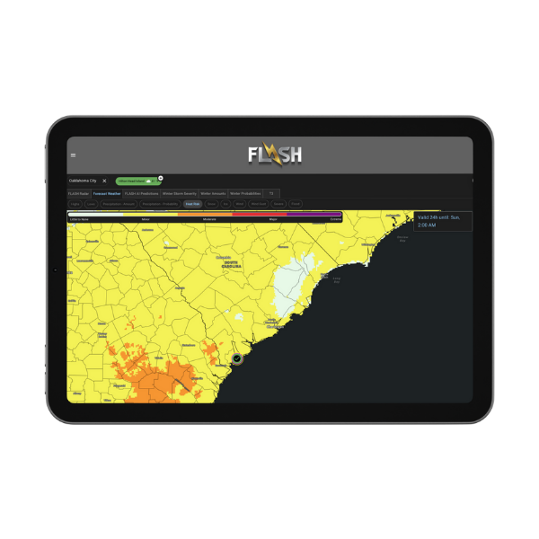 Flash Weather AI Heat Risk and WBGT